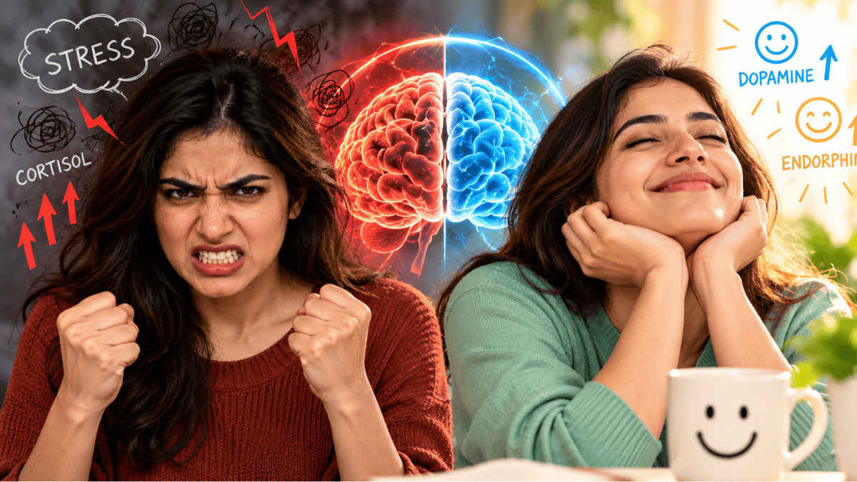 गुस्सा बढ़ाता है स्ट्रेस, मुस्कान सुधार सकती है मूड